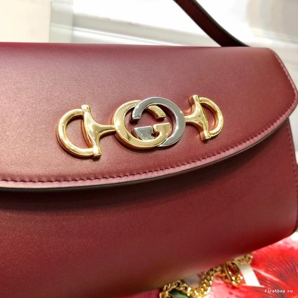 Firstbag ru Gucci leather small bag shoulder Zumi smooth 0825